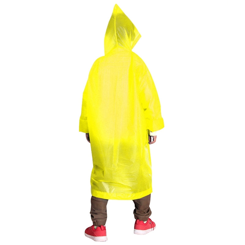 Outdoor Mountaineering Eva Thickened Children Fashion Raincoat Average Size(Yellow)