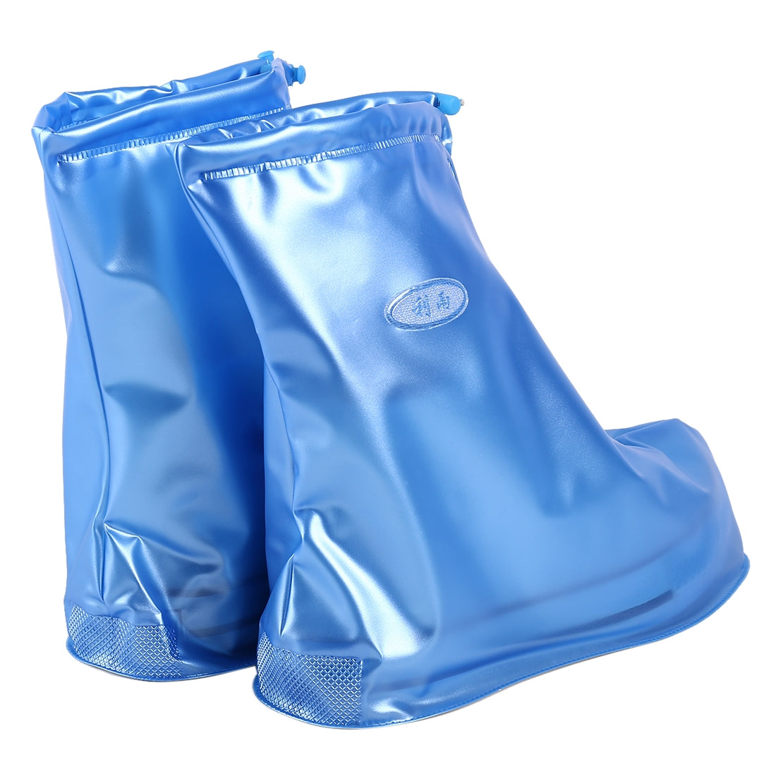 Fashion PVC Non-slip Waterproof Thick-soled Shoe Cover Size: S(Blue)