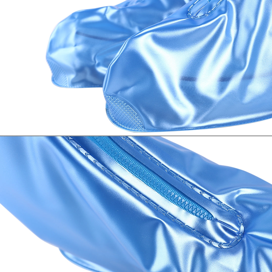Fashion PVC Non-slip Waterproof Thick-soled Shoe Cover Size: S(Blue)