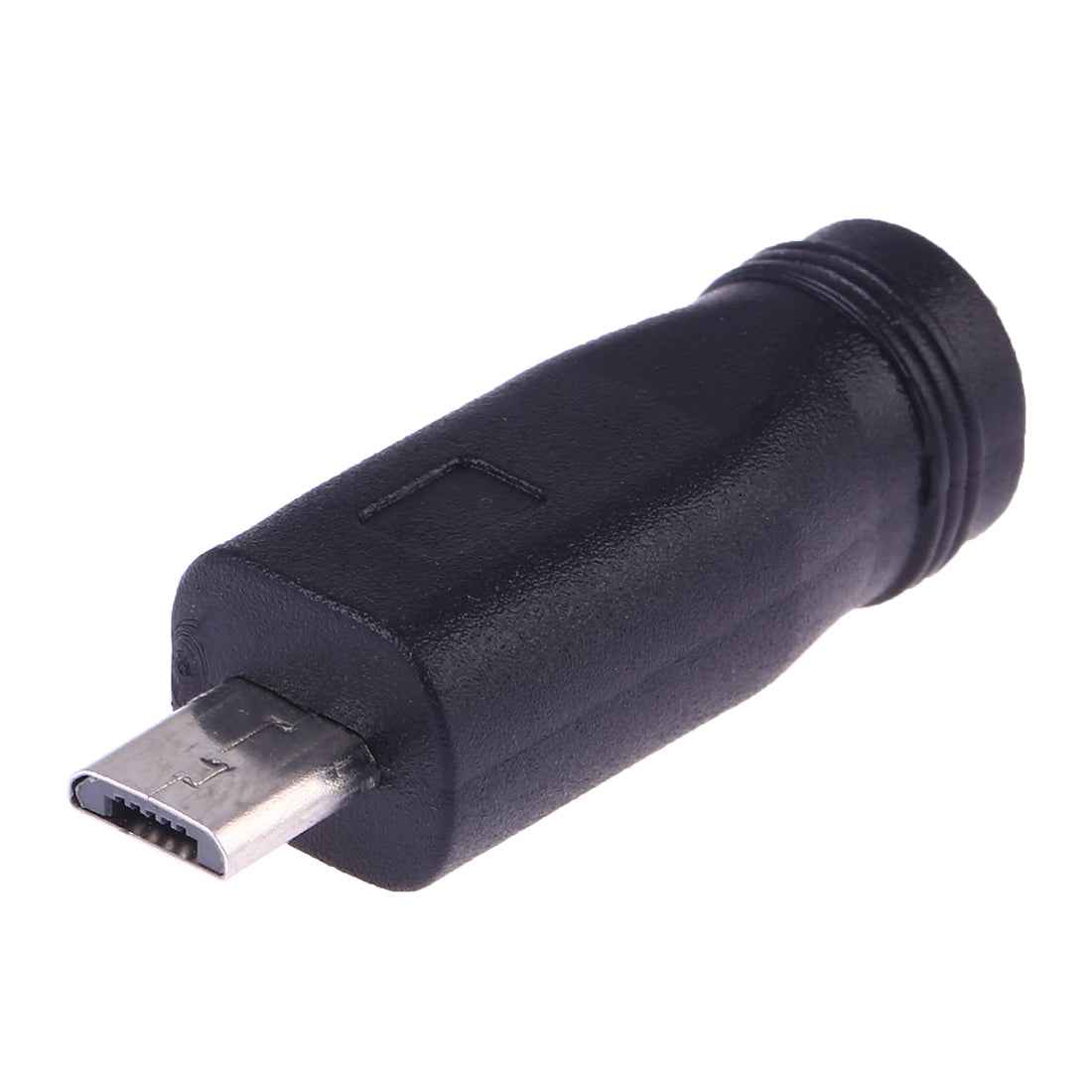 Uniqbuy For DC 5.5 x 2.1mm Female to Micro USB Male Power Converter(Black)