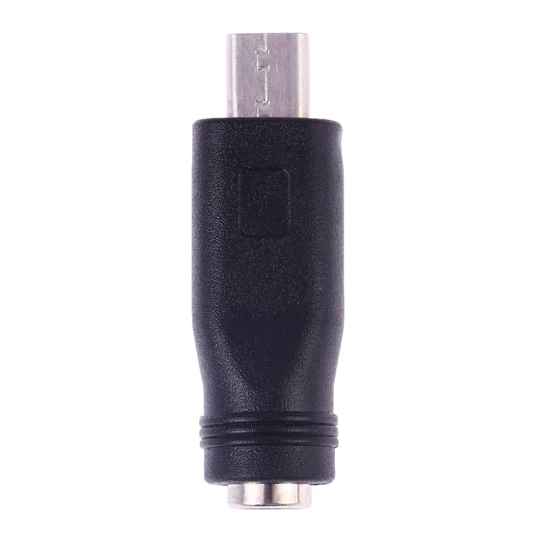 Uniqbuy For DC 5.5 x 2.1mm Female to Micro USB Male Power Converter(Black)