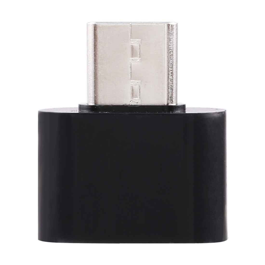 Uniqbuy For Plastic USB-C / Type-C Male to USB 2.0 Female OTG Data Transmission Charging Adapter(Black)