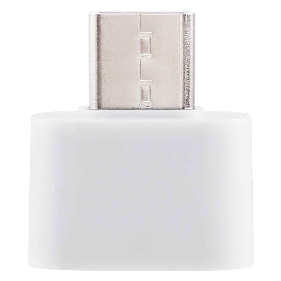 Uniqbuy For Plastic USB-C / Type-C Male to USB 2.0 Female OTG Data Transmission Charging Adapter(White)