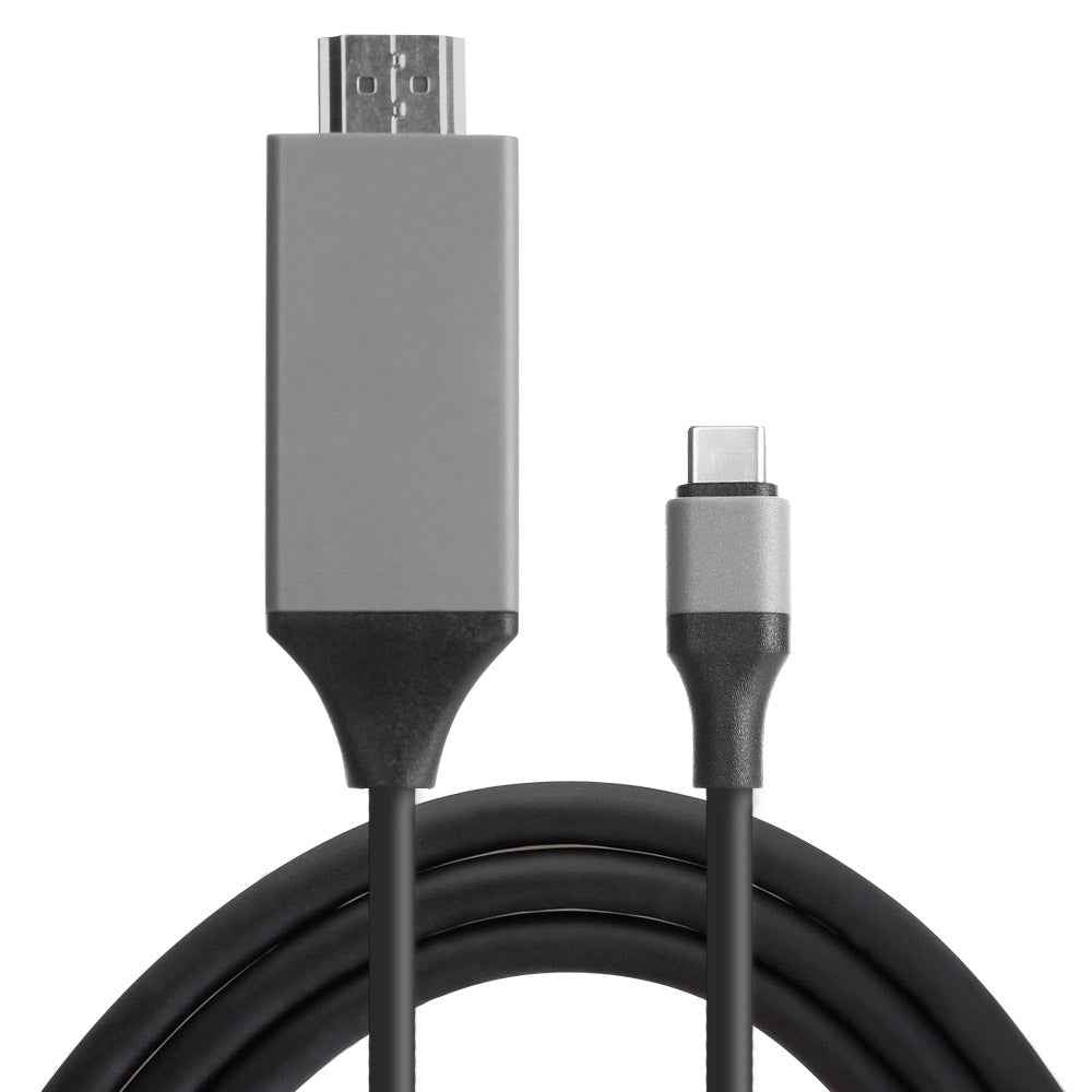 Uniqbuy For USB-C / Type-C 3.1 to HDMI Converter Adapter Cable, Length: 2m(Black)