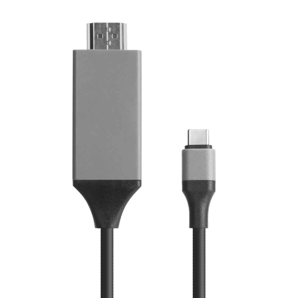 Uniqbuy For USB-C / Type-C 3.1 to HDMI Converter Adapter Cable, Length: 2m(Black)