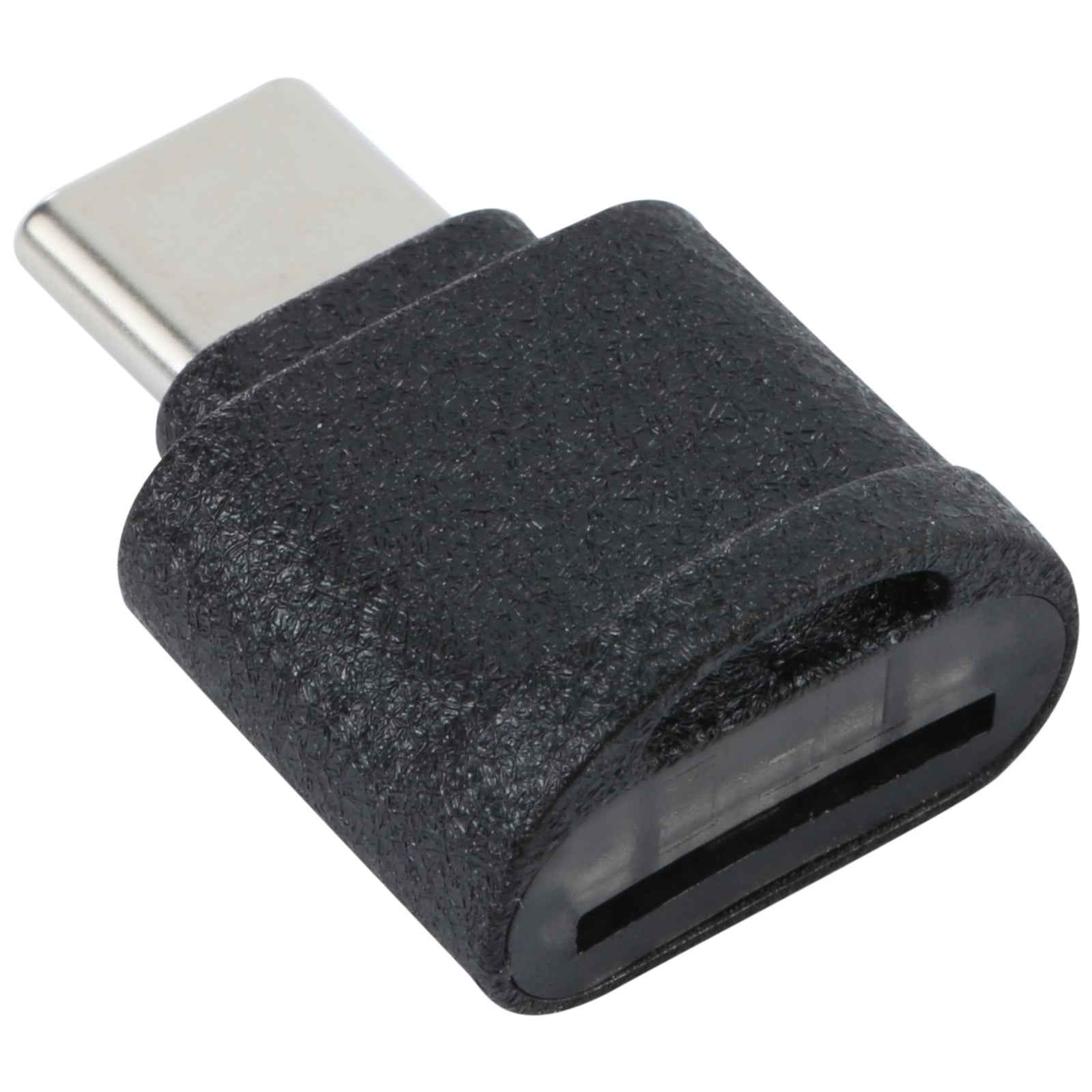 Uniqbuy For USB-C / Type-C to TF Card Adapter Mini TF Card Reader(Black)