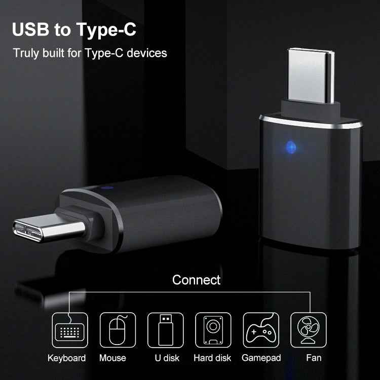 Uniqbuy For USB to Type-C / USB-C OTG USB Flash Driver (Black)