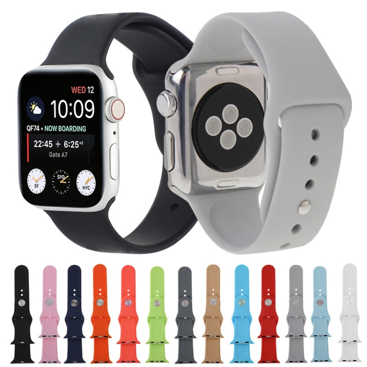 For Apple Watch Sport 38mm High-performance Rubber Sport Watch Band with Pin-and-tuck Closure