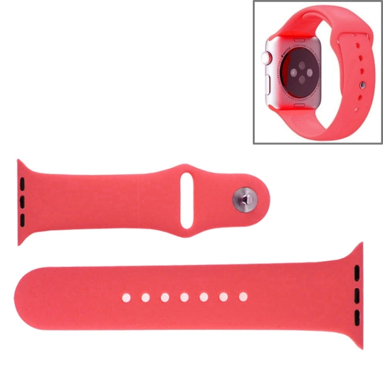 For Apple Watch Sport 42mm High-performance Rubber Sport Watch Band with Pin-and-tuck Closure