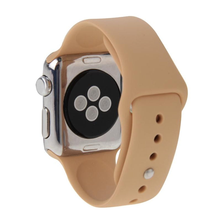 For Apple Watch Sport 38mm High-performance Longer Silicone Sport Watch Band with Pin-and-tuck Closure