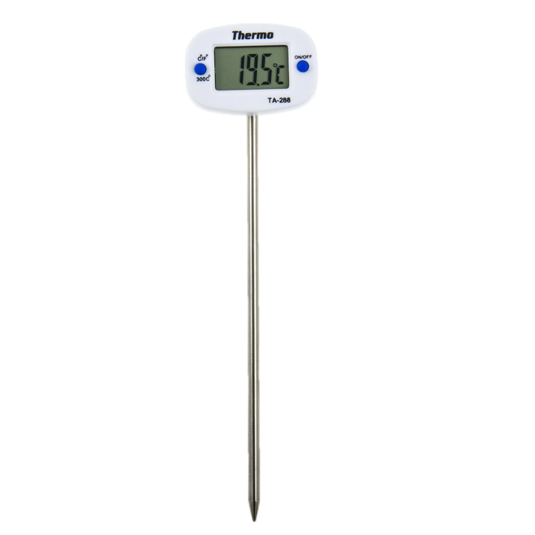 TA-288 Digital Thermometer, Temperature Range: -50C - 300C(White)