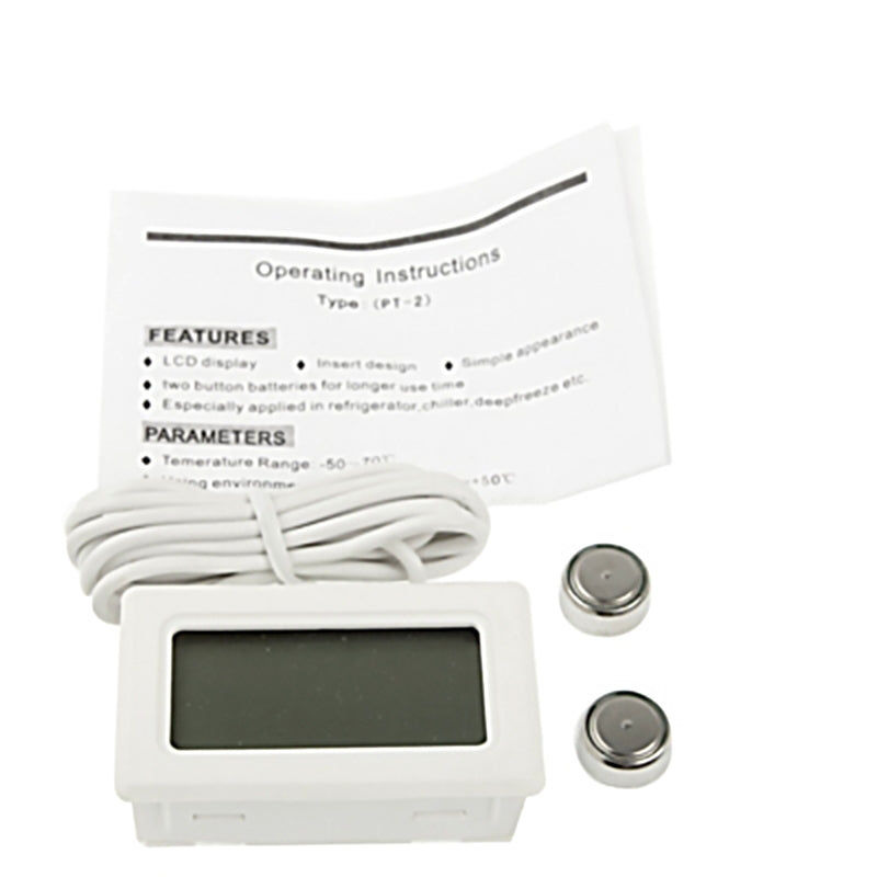 Mini LCD Indoor Digital Thermometer (Centigrade Display), White