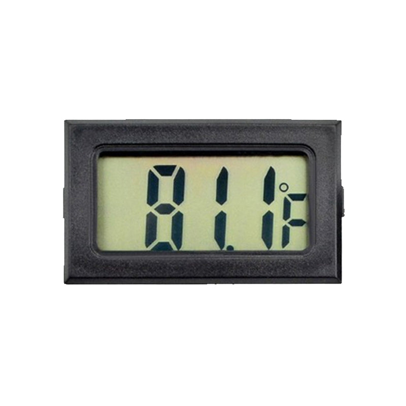 Mini LCD Indoor Digital Thermometer (Fahrenheit Display), Black(Black)