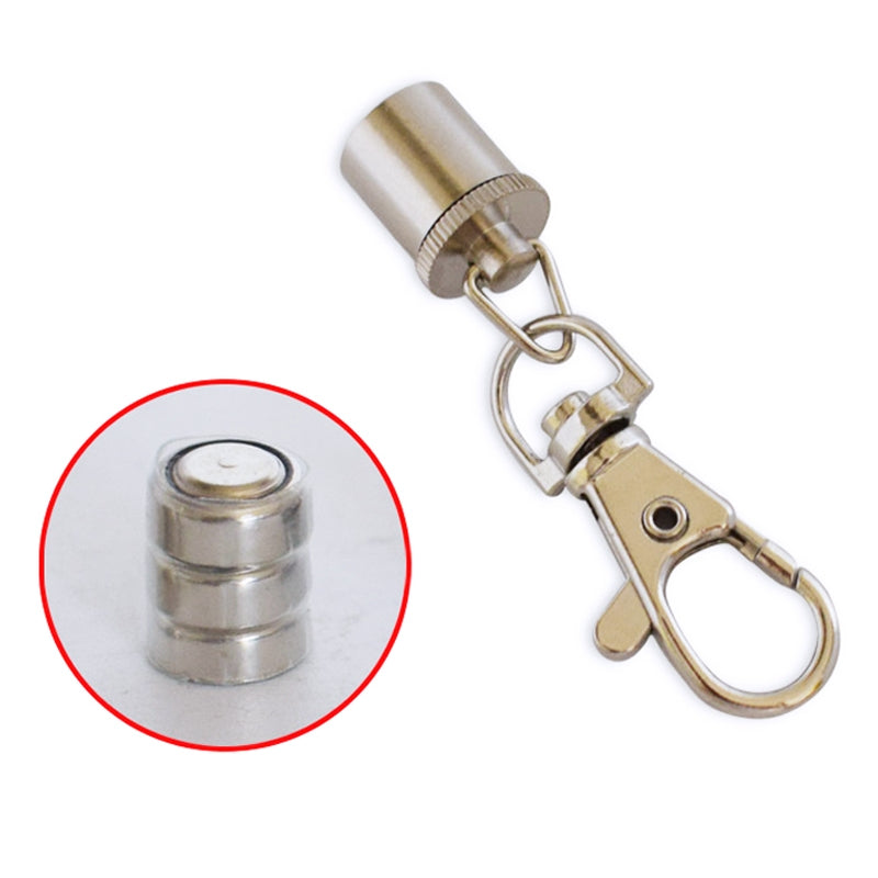 New Style Cylinder Shaped Pet Dog Two Colors Blinking Pendant Hanging Ornament(Grey)