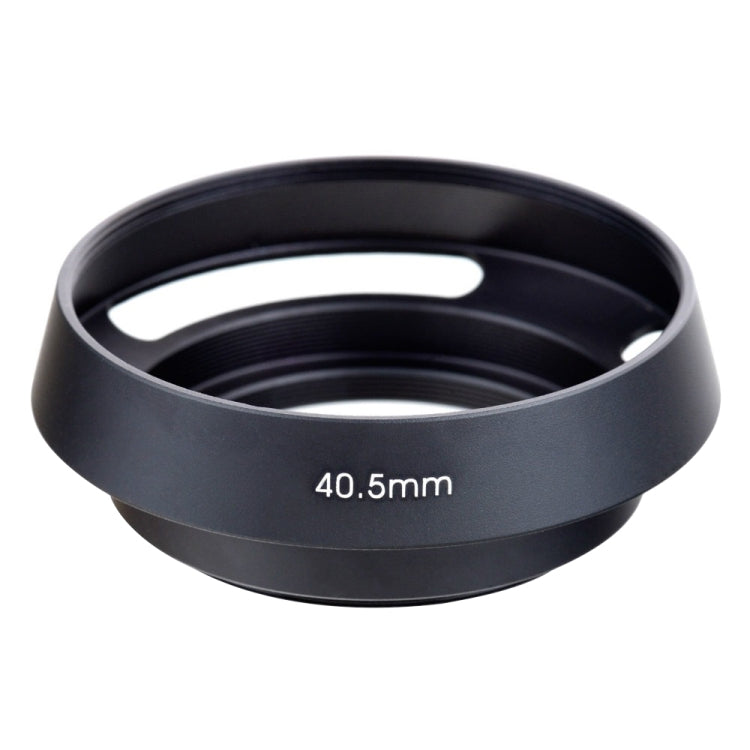 40.5mm Metal Vented Lens Hood for Leica (Black)