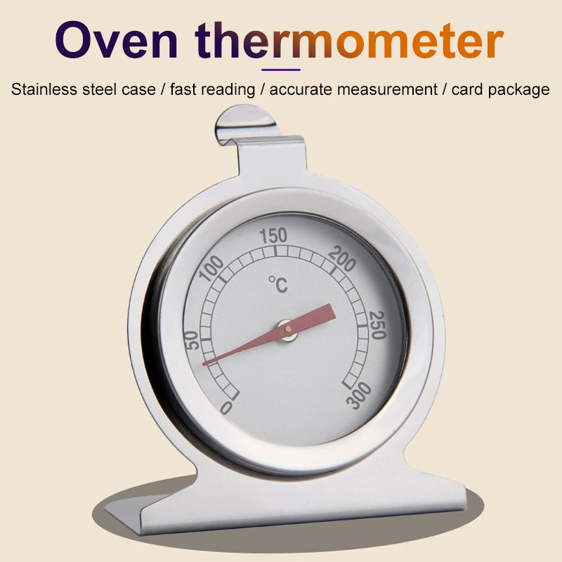 Stainless Steel Oven Thermometer (0~300?)(Silver)