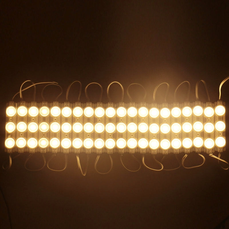 19W 1850LM  Module Light Strip, 180 Degrees 20 x 3-LED SMD 5730 Convex High Warm White Light LED, DC 12V