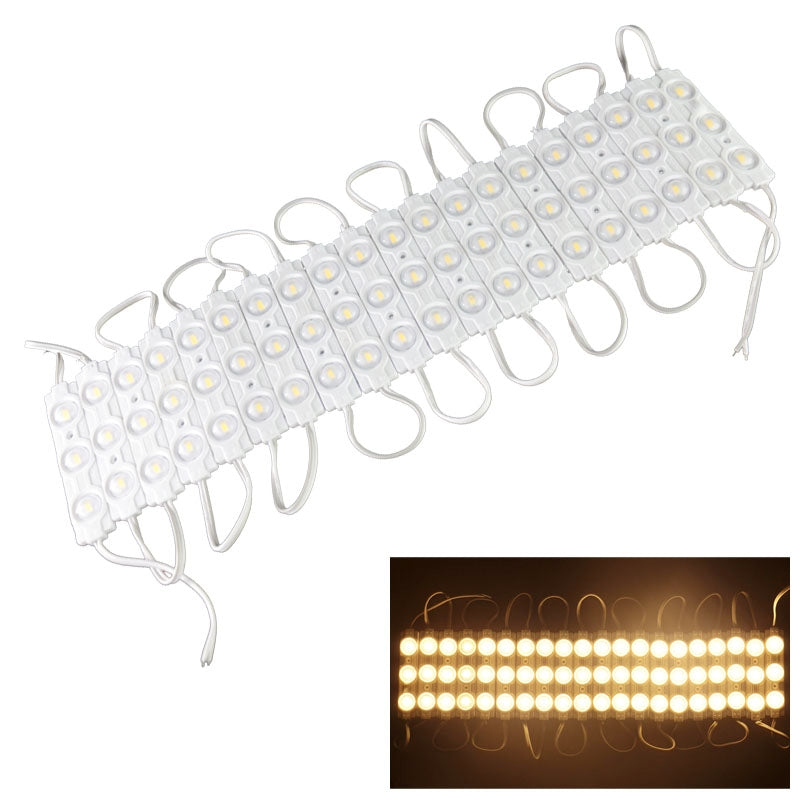 19W 1850LM  Module Light Strip, 180 Degrees 20 x 3-LED SMD 5730 Convex High Warm White Light LED, DC 12V