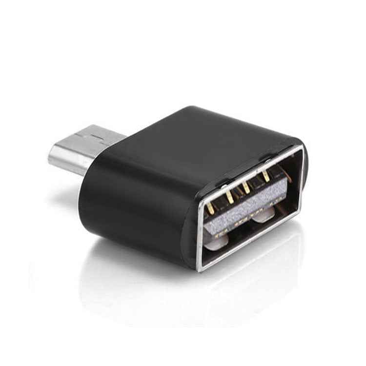 Uniqbuy For Micro USB 2.0 to USB 2.0 Adapter with OTG Function, For Samsung / Huawei / Xiaomi / Meizu / LG / HTC and Other Smartphones(Black)