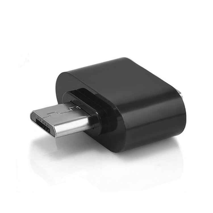 Uniqbuy For Micro USB 2.0 to USB 2.0 Adapter with OTG Function, For Samsung / Huawei / Xiaomi / Meizu / LG / HTC and Other Smartphones(Black)
