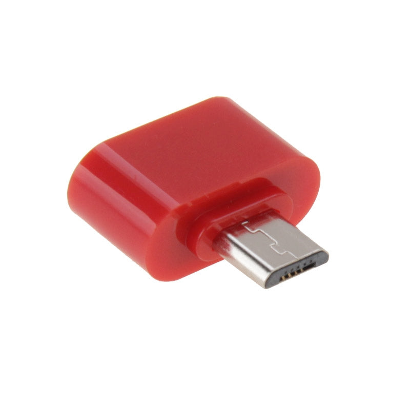 Micro USB 2.0 to USB 2.0 Adapter with OTG Function(Red)