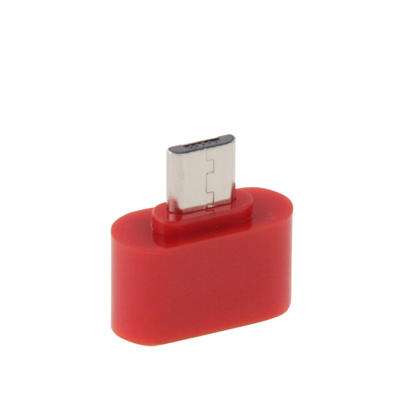 Micro USB 2.0 to USB 2.0 Adapter with OTG Function(Red)