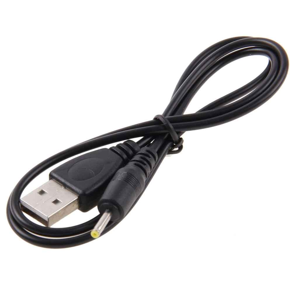 Uniqbuy For USB to 2.5mm DC Charging Cable, Length: 65cm(Black)