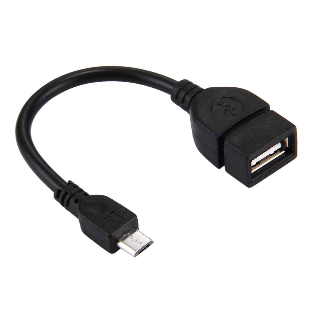 Uniqbuy For 10cm USB A Female to Micro USB 5 Pin Male Adapter with OTG