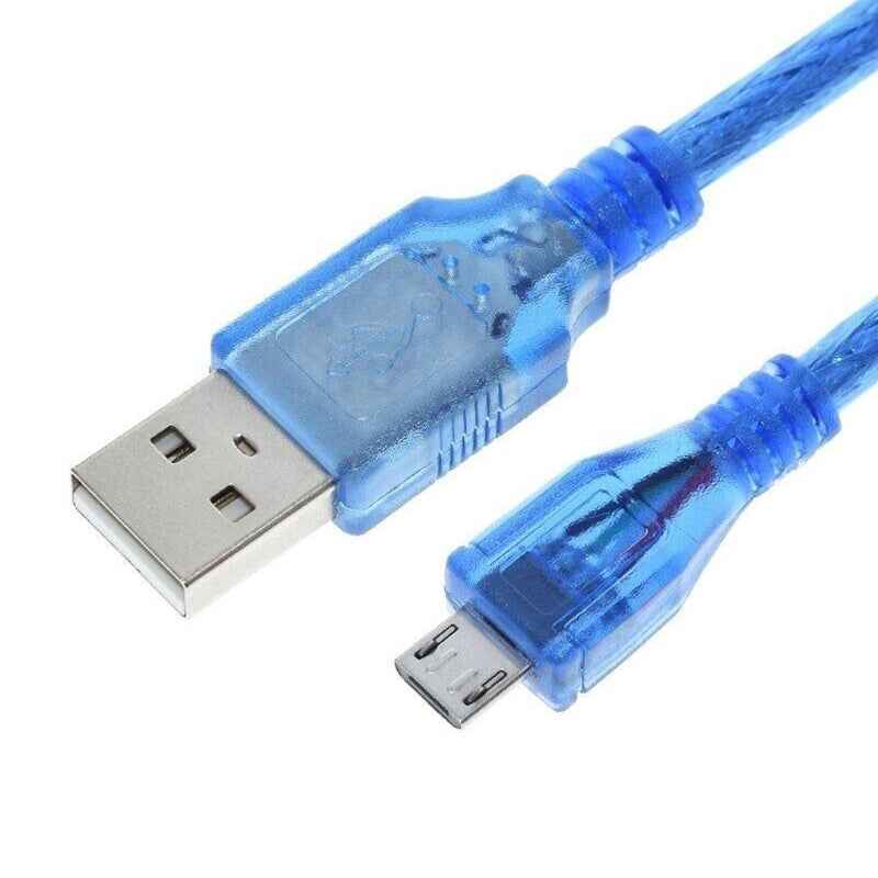 Uniqbuy For USB 2.0 to Micro USB Male Adapter Cable, Length: 30cm(Blue)