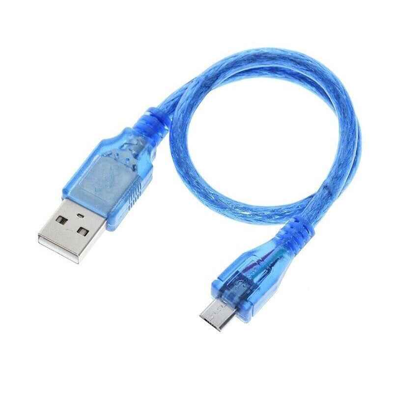 Uniqbuy For USB 2.0 to Micro USB Male Adapter Cable, Length: 30cm(Blue)