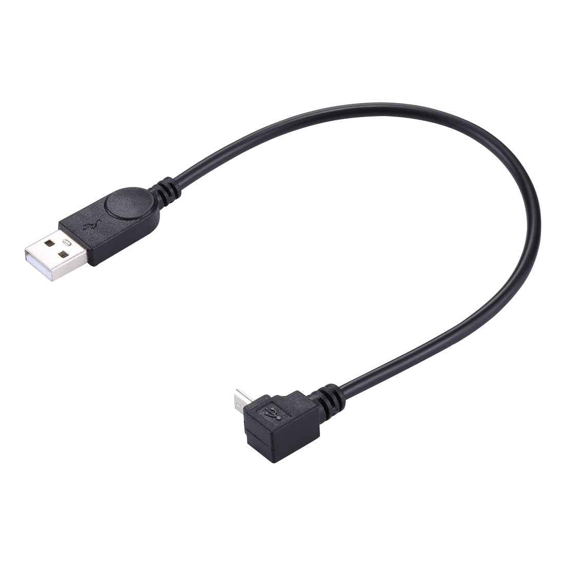 Uniqbuy For 29cm 90 Degree Angle Micro USB to USB Data / Charging Cable