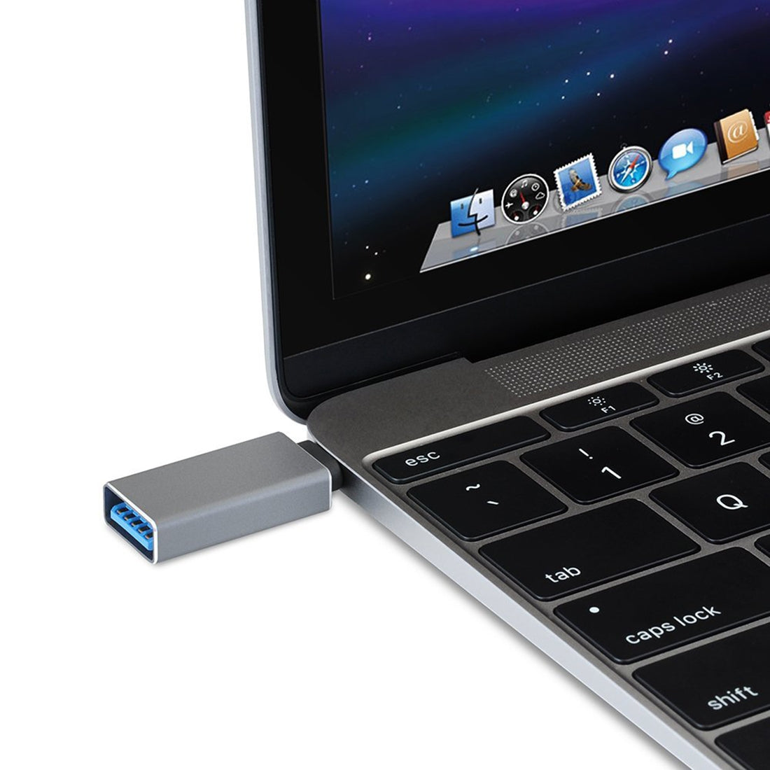 USB 3.0 to USB-C / Type-C 3.1 Converter Adapter For MacBook 12 inch, Chromebook Pixel 2015(Black)