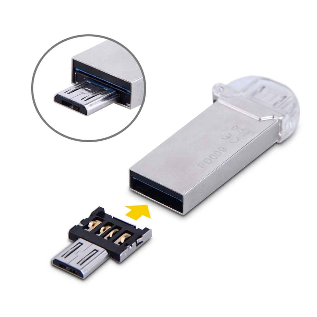 Uniqbuy For Mini Android Style Micro USB OTG USB Drive Reader