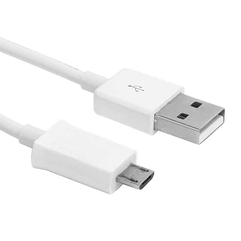 Uniqbuy For Micro USB Data Sync Charger Cable, Cable Length: 1m(White)