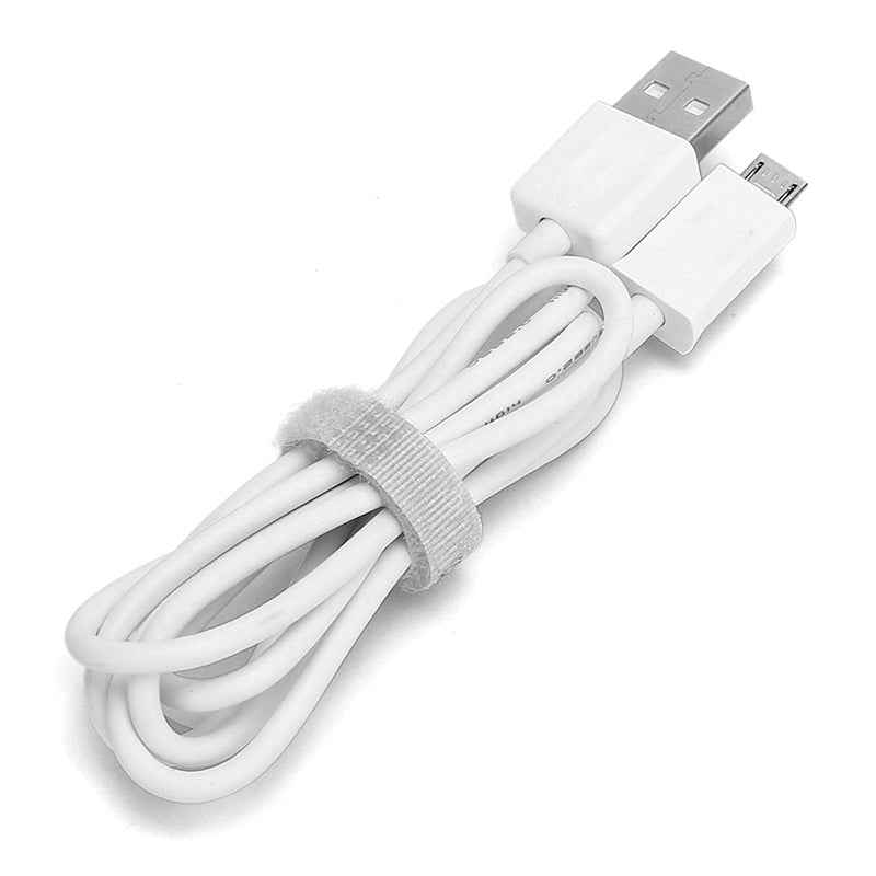 Uniqbuy For Micro USB Data Sync Charger Cable, Cable Length: 1m(White)