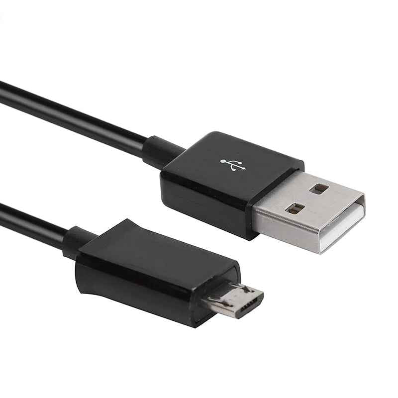 Uniqbuy For Micro USB Data Sync Charger Cable, Cable Length: 1m(Black)