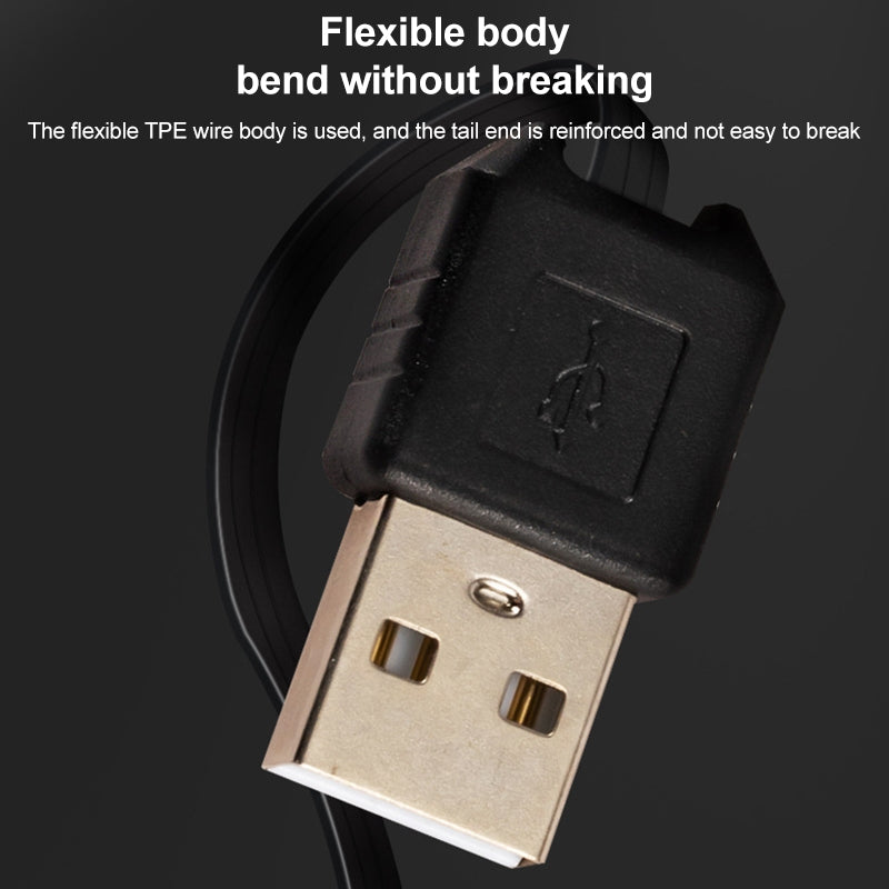 USB 1.1 to Mini 5 Pin USB Retractable Data & Charger Cable for Motorola V3 / Mobile Phone / MP3 / MP4 / Digital Camera / GPS, Length: 10cm (Can be Extended to 80cm), Black(Black)