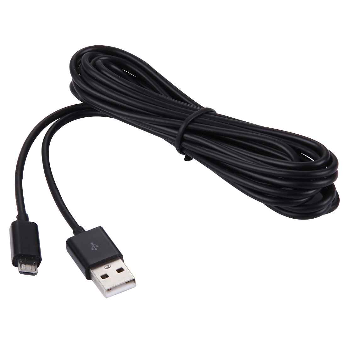 Uniqbuy For 3m Micro USB Port USB Data Cable(Black)
