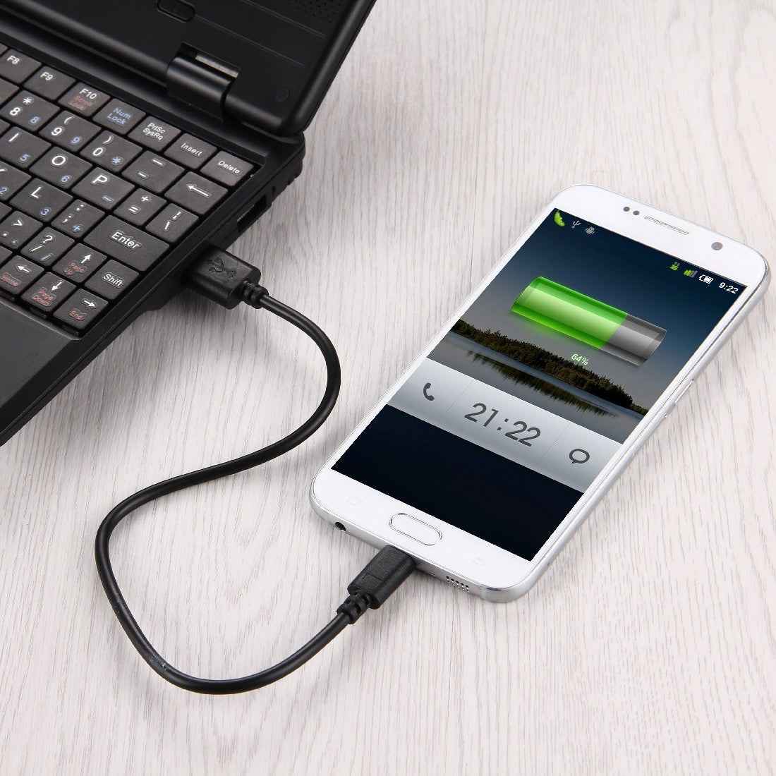 Uniqbuy For 2 Cores 20 Copper Wires Micro USB to USB 2.0 Charging Cable, Cable Length: About 30cm