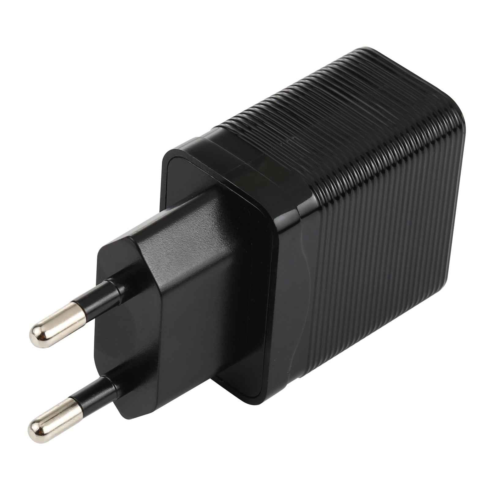 Uniqbuy For LZ-728 QC 3.0 USB + PD 20W USB-C / Type-C Fast Travel Charger, EU Plug(Black)