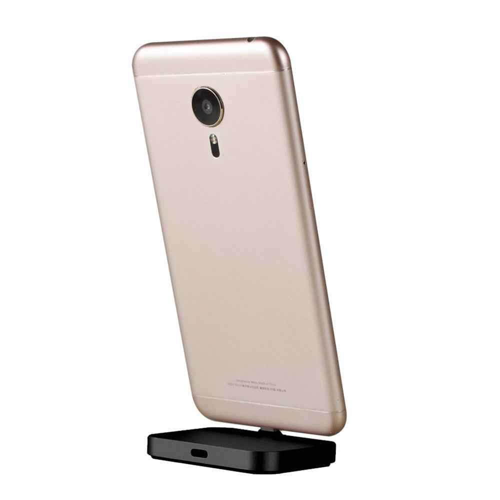 Uniqbuy For USB-C / Type-C Aluminum Alloy Desktop Station Dock Charger(Black)