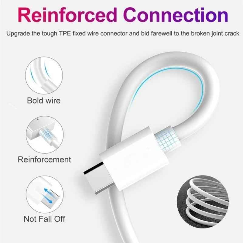 Uniqbuy For USB-C / Type-C to USB-C / Type-C PD Fast Charging & Sync Data Cable, Cable Length: 14cm(White)