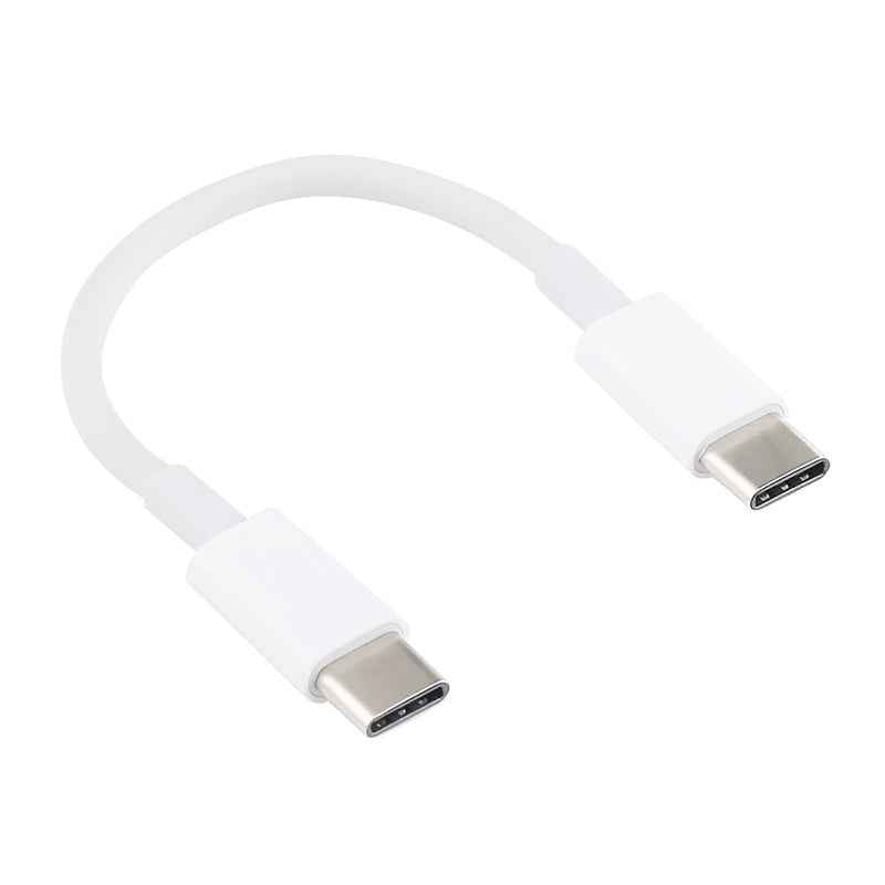 Uniqbuy For USB-C / Type-C to USB-C / Type-C PD Fast Charging & Sync Data Cable, Cable Length: 14cm(White)