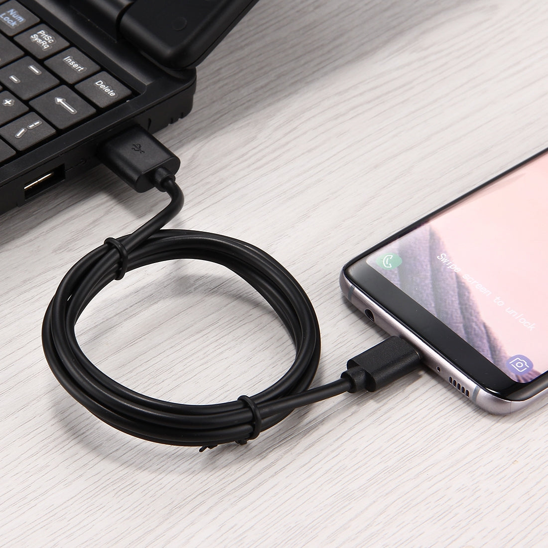 1m USB-C / Type-C to USB 2.0 Data / Charger Cable(Black)
