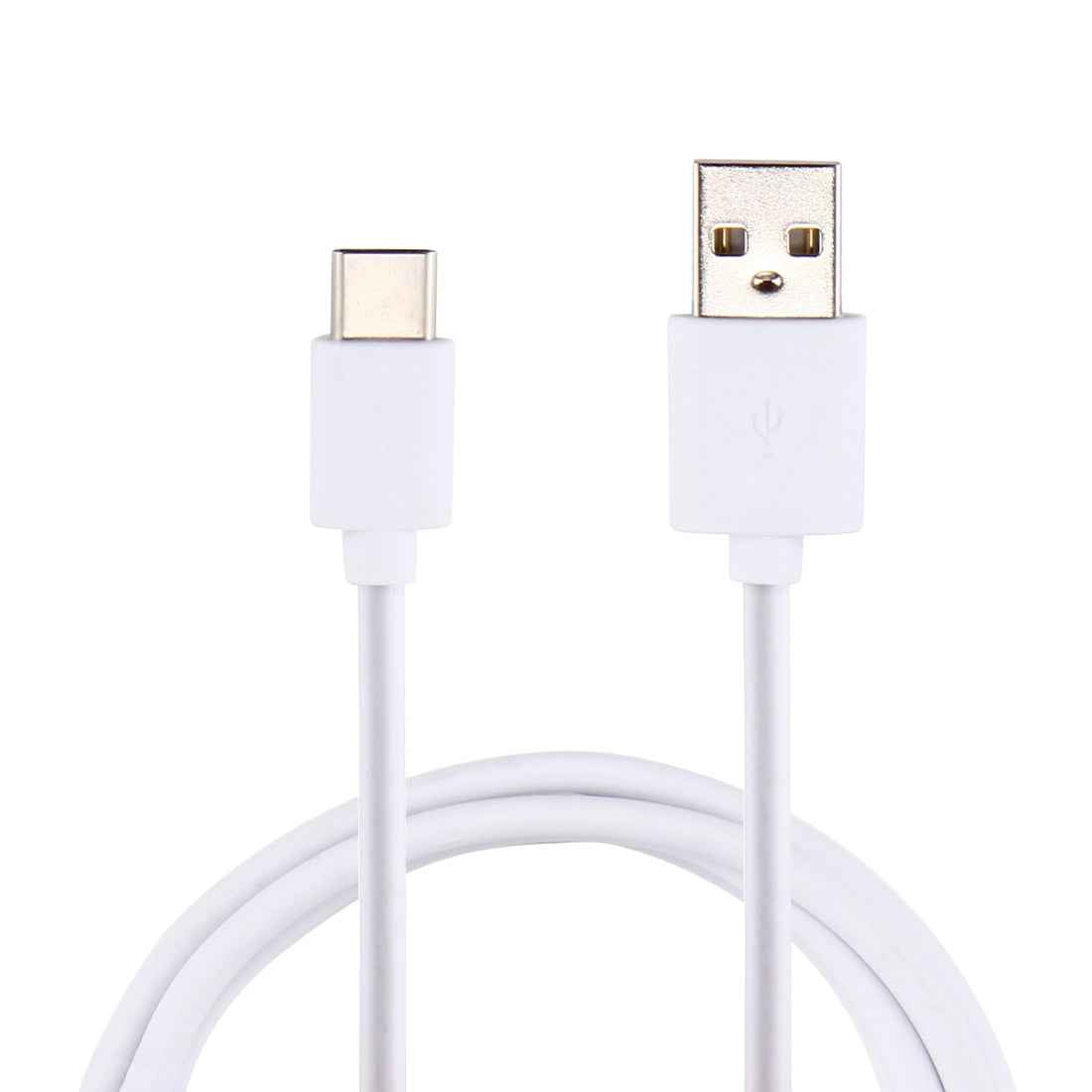 Uniqbuy For USB 2.0 to USB-C / Type-C Charging Data Cable, Cable Length: 1m(White)