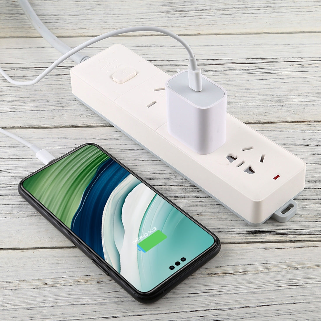 20W Type-C / USB-C PD Fast Charging Power Adapter, US Plug(White)