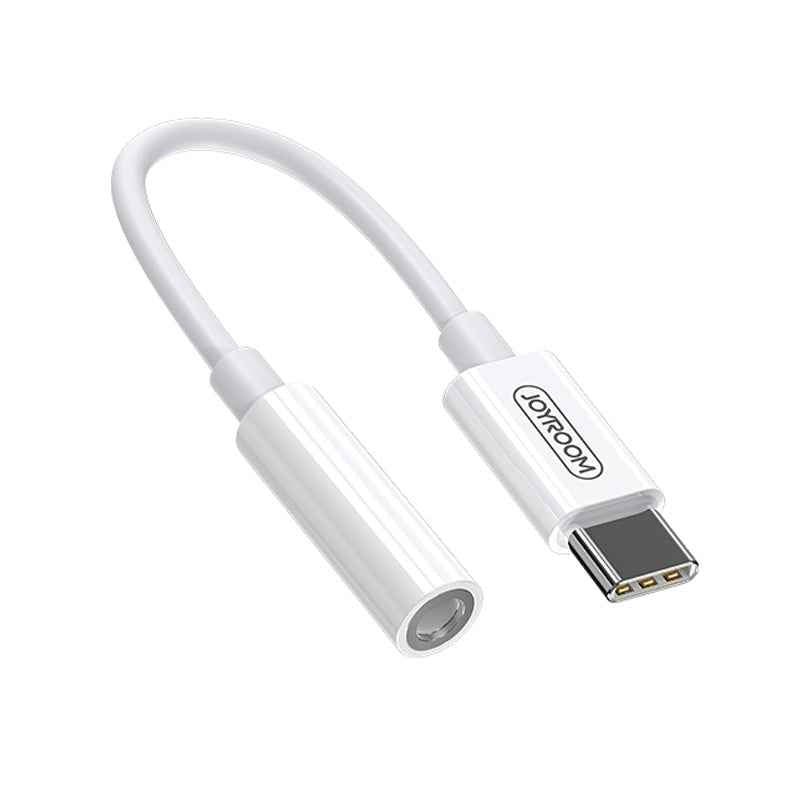 Uniqbuy For JOYROOM SH-C1 Type-C / USB-C to 3.5mm Digital Audio Converter Adapter (White)