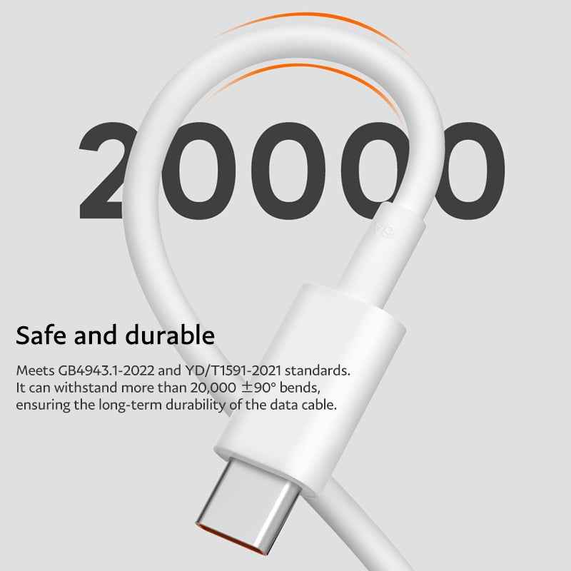 Uniqbuy For Original Xiaomi 6A USB-C / Type-C to USB-C / Type-C Fast Charging Data Cable, Length: 1m