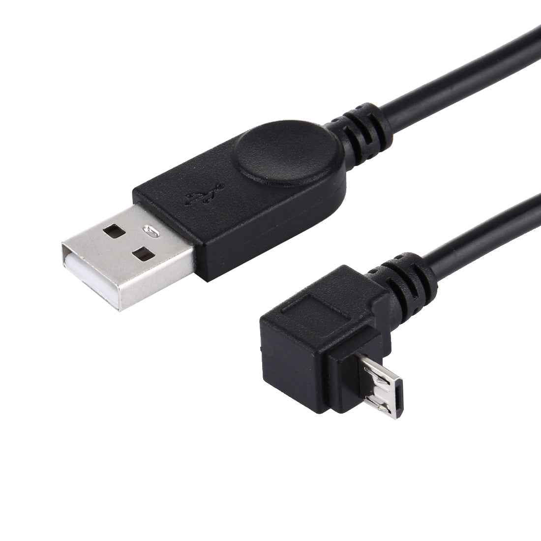 Uniqbuy For 28cm 90 Degree Angle Elbow Micro USB to USB Data / Charging Cable, For Galaxy, Huawei, Xiaomi, LG, HTC and other Smart Phones