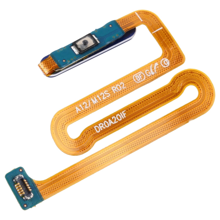 For Samsung Galaxy M12 / A12 / SM-A125 / M125 Fingerprint Sensor Flex Cable(Blue)